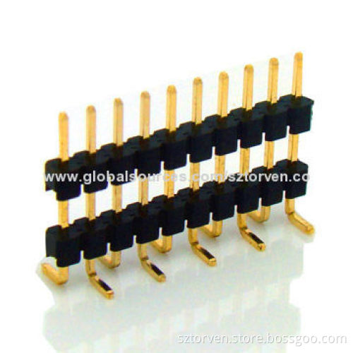 Pin Headers, 2.0mm Pitch, Single-row SMD Type with Stack-able Insulator